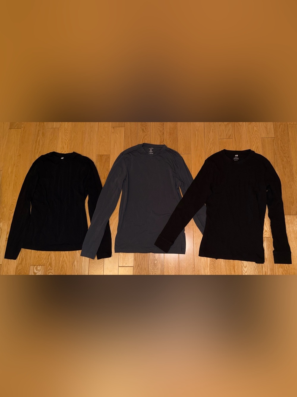 Bundle of 3 H&M Men's Long-Sleeve Shirts